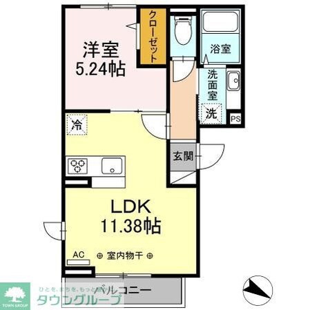 メタルフォックスの物件間取画像